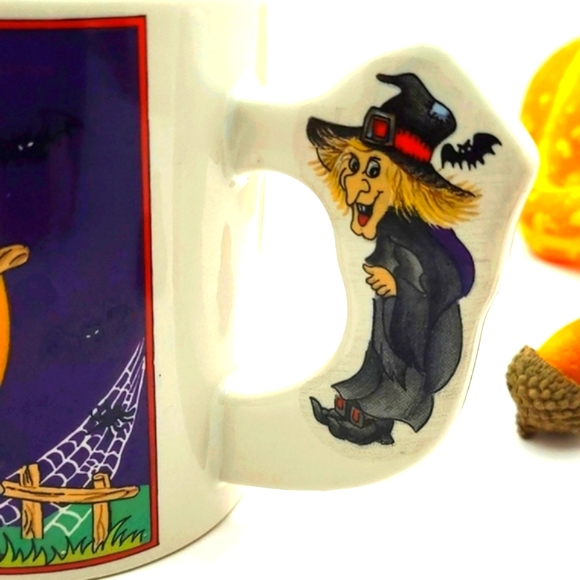 WCL "Halloween" Figural Handle Decorative Coffee Cup/Mug - Picture 4 of 7